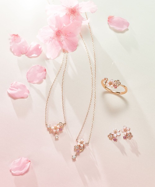 Samantha Tiara（サマンサティアラ）の「SAKURA ピアス（ピアス（両耳用）・レディース・ピンクゴールド・FREE）」の7枚目の写真