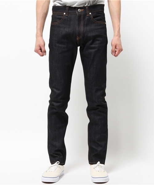 WEGO（ウィゴー）の「WEGO/セルビッジスリムデニムパンツ　MADE IN JAPAN（デニムパンツ・メンズ・ダークインディゴブルー/ブラック・MEDIUM/LARGE）」の8枚目の写真