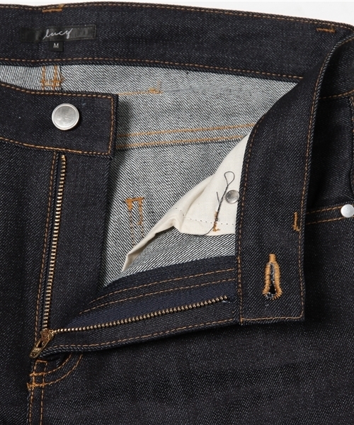 WEGO（ウィゴー）の「WEGO/セルビッジスリムデニムパンツ　MADE IN JAPAN（デニムパンツ・メンズ・ダークインディゴブルー/ブラック・MEDIUM/LARGE）」の12枚目の写真