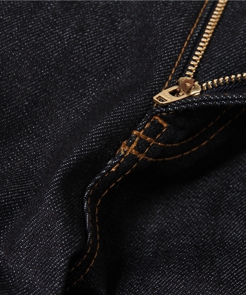 WEGO（ウィゴー）の「WEGO/セルビッジスリムデニムパンツ　MADE IN JAPAN（デニムパンツ・メンズ・ダークインディゴブルー/ブラック・MEDIUM/LARGE）」の7枚目の写真