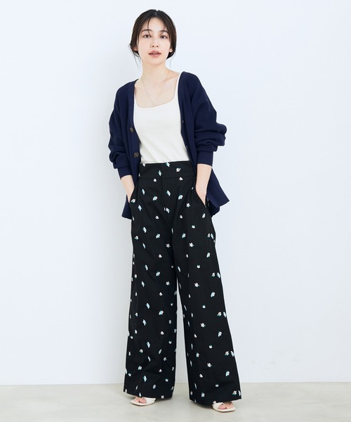 VIS（ビス）の「ドロップショルダーコクーンカーディガン（カーディガン/ボレロ・レディース・ベージュ/ライトグレー/ライトグリーン/ネイビー・FREE）」の13枚目の写真