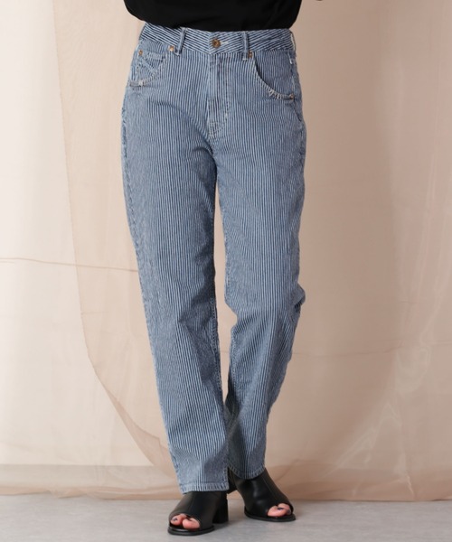 cepo(セポ)の「リラックスイージーテーパードデニム(デニムパンツ・レディース・ブルー系2/ブルー系3/ブルー系4/ネイビー×ホワイト/ネイビー/ブルー系1・S/M/L)」の2枚目の写真