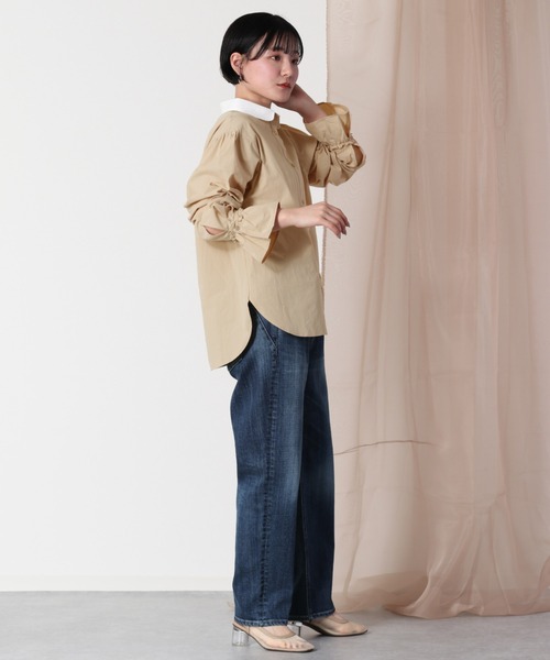 cepo(セポ)の「リラックスイージーテーパードデニム(デニムパンツ・レディース・ブルー系2/ブルー系3/ブルー系4/ネイビー×ホワイト/ネイビー/ブルー系1・S/M/L)」の15枚目の写真