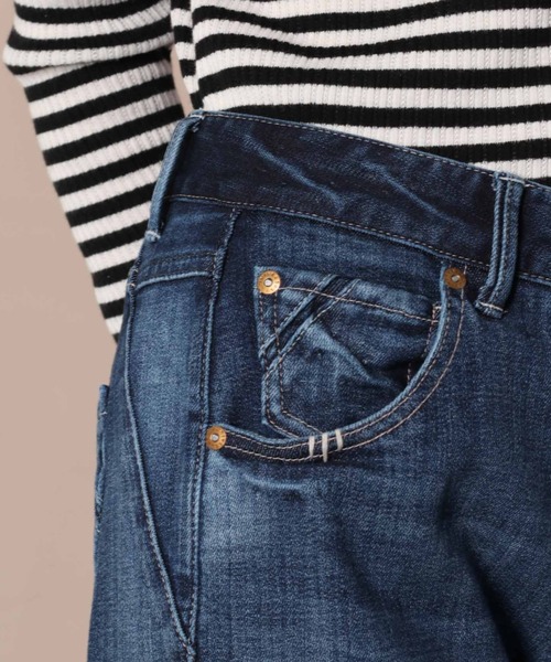 cepo(セポ)の「リラックスイージーテーパードデニム(デニムパンツ・レディース・ブルー系2/ブルー系3/ブルー系4/ネイビー×ホワイト/ネイビー/ブルー系1・S/M/L)」の12枚目の写真