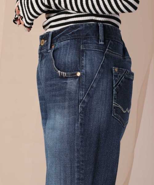 cepo(セポ)の「リラックスイージーテーパードデニム(デニムパンツ・レディース・ブルー系2/ブルー系3/ブルー系4/ネイビー×ホワイト/ネイビー/ブルー系1・S/M/L)」の10枚目の写真