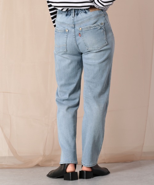 cepo(セポ)の「リラックスイージーテーパードデニム(デニムパンツ・レディース・ブルー系2/ブルー系3/ブルー系4/ネイビー×ホワイト/ネイビー/ブルー系1・S/M/L)」の17枚目の写真