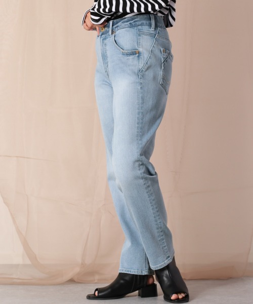 cepo(セポ)の「リラックスイージーテーパードデニム(デニムパンツ・レディース・ブルー系2/ブルー系3/ブルー系4/ネイビー×ホワイト/ネイビー/ブルー系1・S/M/L)」の18枚目の写真