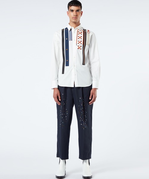 VIKTOR&ROLF(ヴィクター&ロルフ)の「VIKTOR&ROLF(ヴィクター&ロルフ)マルチファスナーシャツ(シャツ/ブラウス・メンズ・ホワイト・48/46)」の3枚目の写真