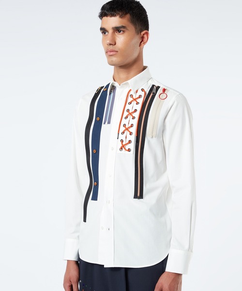 VIKTOR&ROLF(ヴィクター&ロルフ)の「VIKTOR&ROLF(ヴィクター&ロルフ)マルチファスナーシャツ(シャツ/ブラウス・メンズ・ホワイト・48/46)」の12枚目の写真