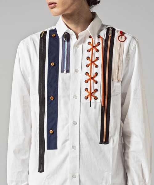 VIKTOR&ROLF(ヴィクター&ロルフ)の「VIKTOR&ROLF(ヴィクター&ロルフ)マルチファスナーシャツ(シャツ/ブラウス・メンズ・ホワイト・48/46)」の17枚目の写真