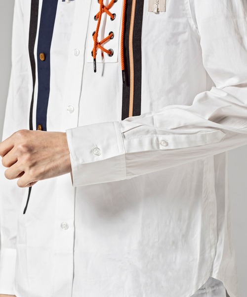 VIKTOR&ROLF(ヴィクター&ロルフ)の「VIKTOR&ROLF(ヴィクター&ロルフ)マルチファスナーシャツ(シャツ/ブラウス・メンズ・ホワイト・48/46)」の18枚目の写真