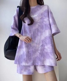 【2点SET】タイダイ セットアップ Tシャツ&ショートパンツセット