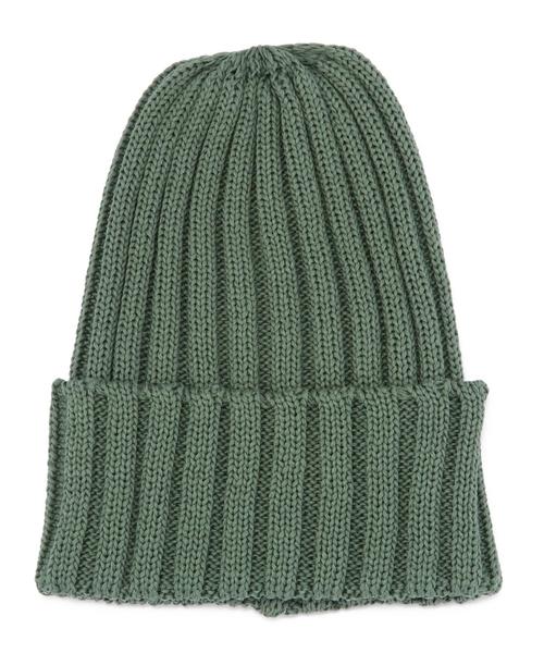 UNITED ARROWS（ユナイテッドアローズ）の「UAW コットン リブ ニットキャップ◆（ニットキャップ/ビーニー・レディース・ホワイト/ブラック/オリーブ/ネイビー・フリー）」の3枚目の写真