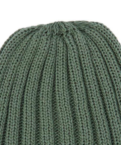 UNITED ARROWS（ユナイテッドアローズ）の「UAW コットン リブ ニットキャップ◆（ニットキャップ/ビーニー・レディース・ホワイト/ブラック/オリーブ/ネイビー・フリー）」の8枚目の写真