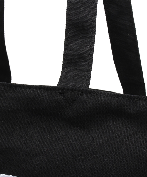 WEGO（ウィゴー）の「WEGO/ハートワッペンキャンバストートバッグ（トートバッグ・レディース・ホワイト/ブラック/パープル・FREE）」の7枚目の写真