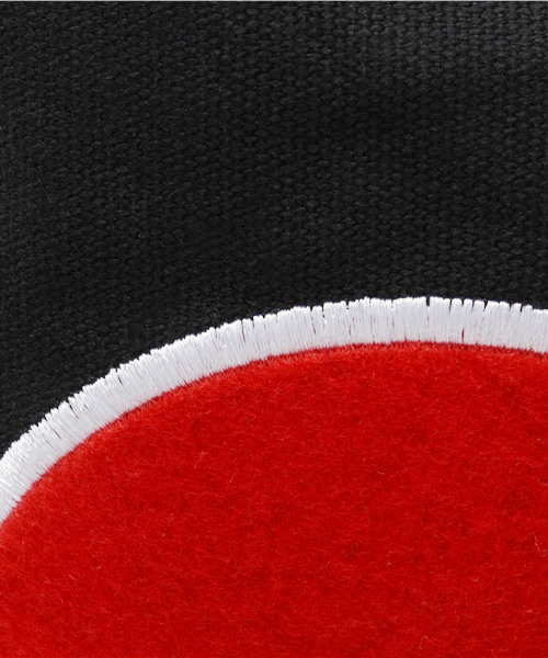 WEGO（ウィゴー）の「WEGO/ハートワッペンキャンバストートバッグ（トートバッグ・レディース・ホワイト/ブラック/パープル・FREE）」の10枚目の写真