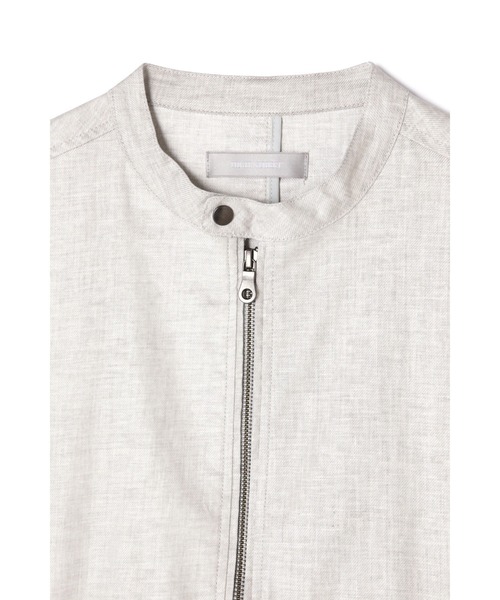 HIGH STREET(ハイストリート)の「HIGH STREET∴スタンドカラー半袖シャツアウター(シャツ/ブラウス・メンズ・ブルー/グレー/ブルー系2・S/M)」の11枚目の写真