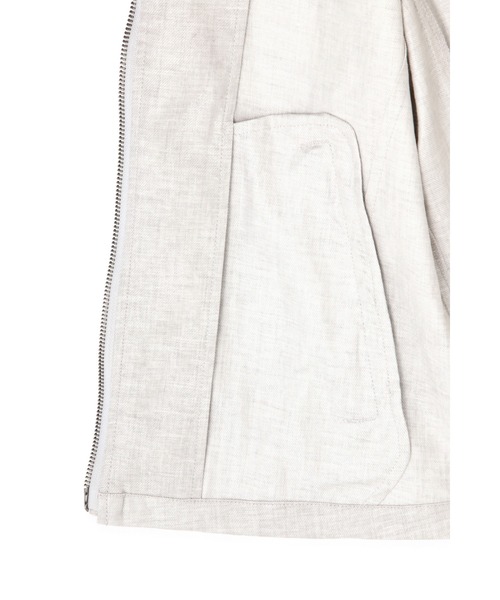 HIGH STREET(ハイストリート)の「HIGH STREET∴スタンドカラー半袖シャツアウター(シャツ/ブラウス・メンズ・ブルー/グレー/ブルー系2・S/M)」の15枚目の写真