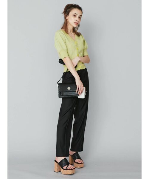 EVRIS（エヴリス）の「クロコライクマルチショルダーBAG（ショルダーバッグ・レディース・ホワイト/ブラック/グリーン・FREE）」の6枚目の写真