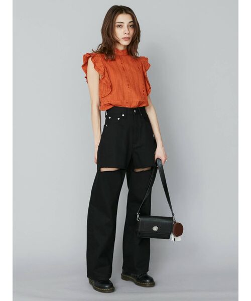 EVRIS（エヴリス）の「クロコライクマルチショルダーBAG（ショルダーバッグ・レディース・ホワイト/ブラック/グリーン・FREE）」の7枚目の写真