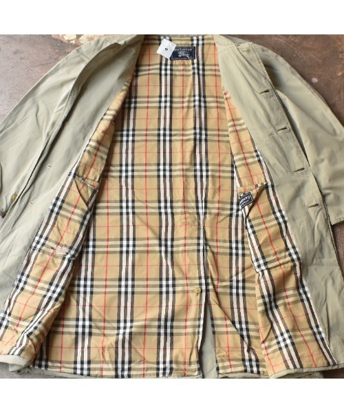 BURBERRY（バーバリー）の「【ヴィンテージ古着】80's Burberrys/バーバリー ステンカラーコート（ステンカラーコート・メンズ・ベージュ・X-LARGE）」の9枚目の写真