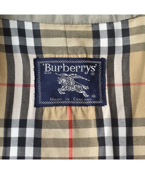 BURBERRY（バーバリー）の「【ヴィンテージ古着】80's Burberrys/バーバリー ステンカラーコート（ステンカラーコート・メンズ・ベージュ・X-LARGE）」の3枚目の写真