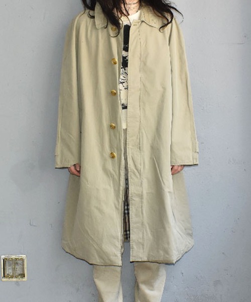 BURBERRY（バーバリー）の「【ヴィンテージ古着】80's Burberrys/バーバリー ステンカラーコート（ステンカラーコート・メンズ・ベージュ・X-LARGE）」の12枚目の写真