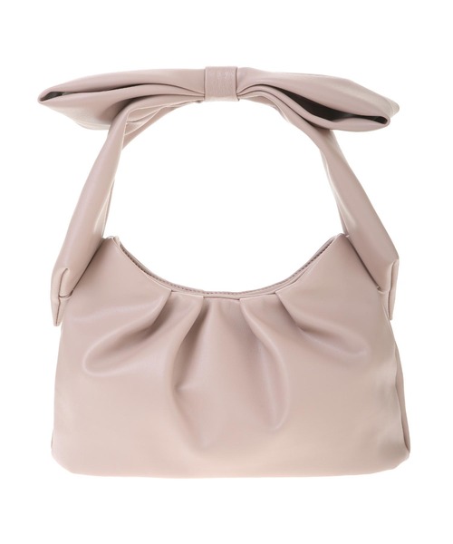 31 Sons de mode（トランテアン　ソン　ドゥ　モード）の「ビッグリボンバッグ（ショルダーバッグ・レディース・ピンク/ブラック・FREE）」の12枚目の写真