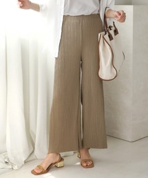 【WEB限定】セルフカットライトプリーツパンツ