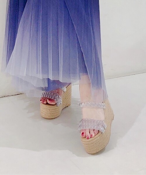 ESPERANZA(エスペランサ)の「【厚底/ロングセラー/ジュート/軽量/安定感/歩きやすい】編み込みベルト厚底ジュートサンダル(サンダル・レディース・アイボリー/ブラウン系/ネイビー系6・LL/S/M/L)」の12枚目の写真