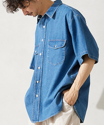 8OZ オーバーサイズ DENIM SHIRTS