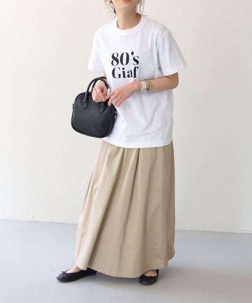 HER CLOSET(ハークローゼット)の「【shemoshelly】WEB限定5.6オンス80'sレトロスローガンロゴTシャツ(Tシャツ/カットソー・レディース・ブラック/ホワイト・L/M/S)」の16枚目の写真