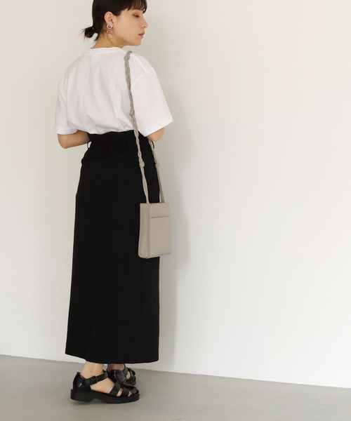 HER CLOSET(ハークローゼット)の「【shemoshelly】WEB限定5.6オンス80'sレトロスローガンロゴTシャツ(Tシャツ/カットソー・レディース・ブラック/ホワイト・L/M/S)」の8枚目の写真