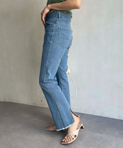 CAPRICIEUX LE'MAGE（カプリシューレマージュ）の「スリムフレアデニム（デニムパンツ・レディース・ブルー・38/36）」の10枚目の写真