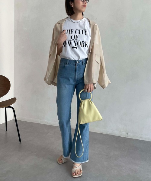 CAPRICIEUX LE'MAGE（カプリシューレマージュ）の「スリムフレアデニム（デニムパンツ・レディース・ブルー・38/36）」の18枚目の写真