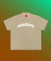 Paragraph（パラグラフ）の「A'GEM/9 × .kom『paragraph/パラグラフ』Paragraph arch Logo polo shirt/パラグラフロゴ アーチロゴ ポロシャツ（ポロシャツ）」