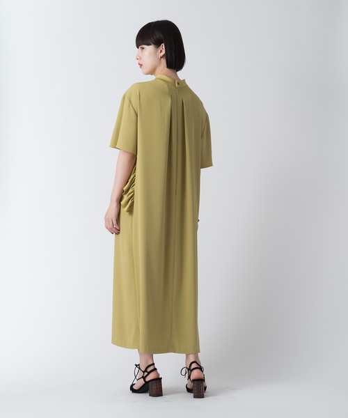 La SRIC（ラスリック）の「La SRIC / フロントフリルOP（ワンピース・レディース・グレー系その他/ライム/ブラック・38）」の8枚目の写真