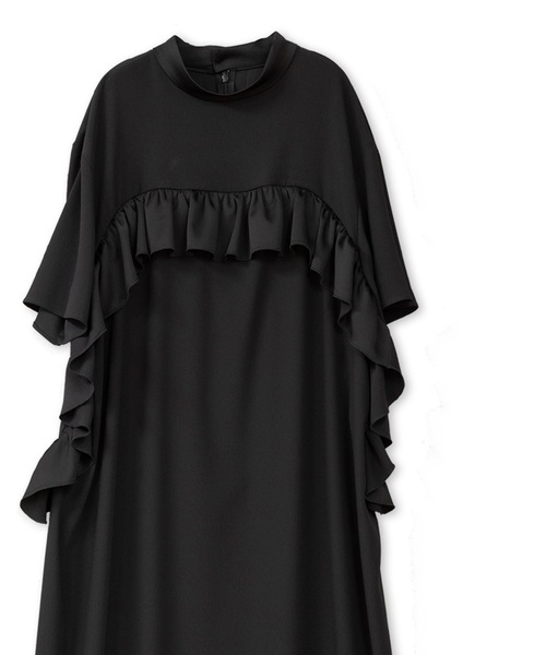 La SRIC（ラスリック）の「La SRIC / フロントフリルOP（ワンピース・レディース・グレー系その他/ライム/ブラック・38）」の20枚目の写真