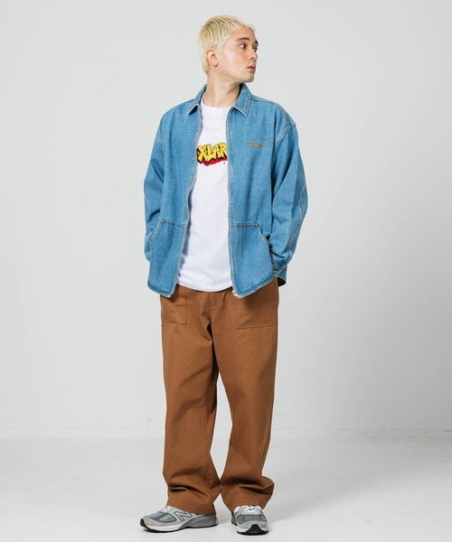 XLARGE フロント ロゴグラフィック 半袖Ｔシャツ デニムに合う◎ XLARGE（エクストララージ）の「GRAFFITI LOGO S/S TEE