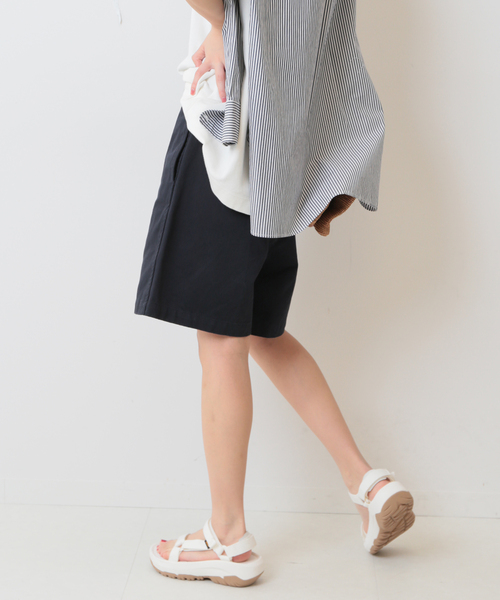 SLOBE IENA(スローブイエナ)の「スーピマチノクロスショーツ(その他パンツ・レディース・ベージュ/ネイビー・36/38)」の21枚目の写真