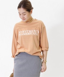Deuxieme Classe（ドゥーズィエムクラス）の「【AMERICANA/アメリカーナ】FOOTBALL Tシャツ（Tシャツ/カットソー）」