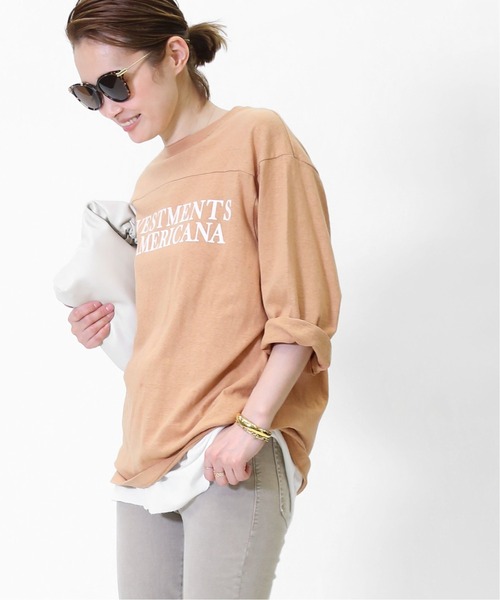 Deuxieme Classe★アメリカーナ☆FOOTBALL Tシャツ Deuxieme Classe（ドゥーズィエムクラス）の「【AMERICANA