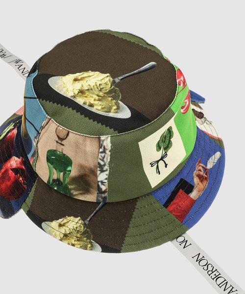 JW Anderson（ジェイダブリューアンダーソン）の「HAT（ハット・メンズ・マルチ/グリーン系その他・56/58）」の5枚目の写真