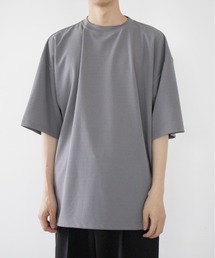 koe（コエ）の「カットジョーゼットモックネックTシャツ＊（Tシャツ/カットソー・メンズ）」