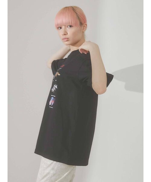 merry jenny(メリージェニー)の「熱帯魚図鑑Tee(Tシャツ/カットソー・レディース・オフホワイト/ブラック・FREE)」の18枚目の写真