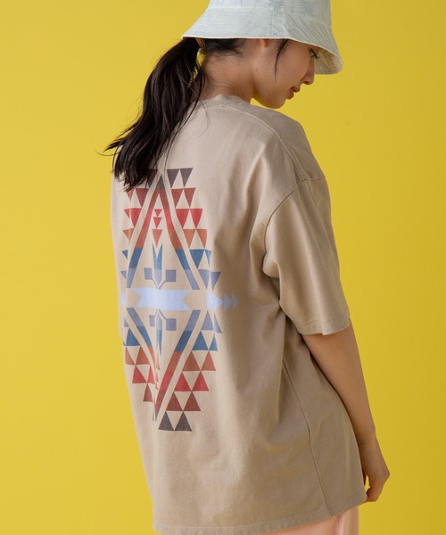PENDLETON(ペンドルトン)の「Back Print Tee(Tシャツ/カットソー・メンズ・チャコールグレー/ブラック/ライトホワイト/レッド/オフホワイト/ベージュ/ターコイズブルー/グレー系その他/ミント/ホワイト系その他・M/L)」の8枚目の写真