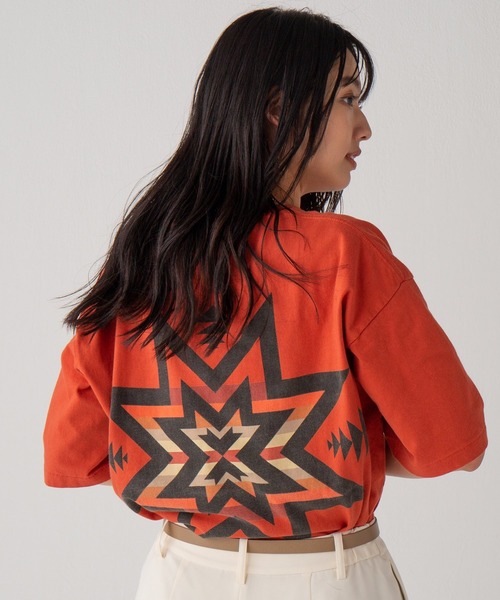 PENDLETON(ペンドルトン)の「Back Print Tee(Tシャツ/カットソー・メンズ・チャコールグレー/ブラック/ライトホワイト/レッド/オフホワイト/ベージュ/ターコイズブルー/グレー系その他/ミント/ホワイト系その他・M/L)」の10枚目の写真