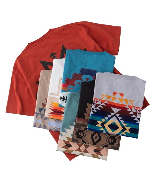 PENDLETON(ペンドルトン)の「Back Print Tee(Tシャツ/カットソー・メンズ・チャコールグレー/ブラック/ライトホワイト/レッド/オフホワイト/ベージュ/ターコイズブルー/グレー系その他/ミント/ホワイト系その他・M/L)」の21枚目の写真