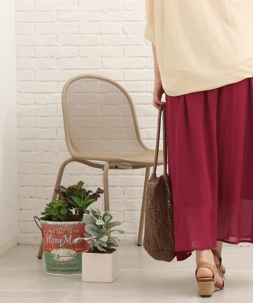 SHOO・LA・RUE（シューラルー）の「◆ボイルスギャザースカート（スカート・レディース・ピンク系/ネイビー/ブラック/オレンジ・00）」の21枚目の写真