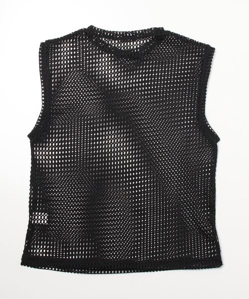 Figments(フィグメンツ)の「メッシュベスト(ベスト・レディース・ブラック・FREE)」の4枚目の写真